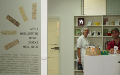 Neuer Werksverkauf der göttinger müsli company