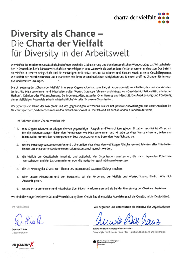 Charta der Vielfalt